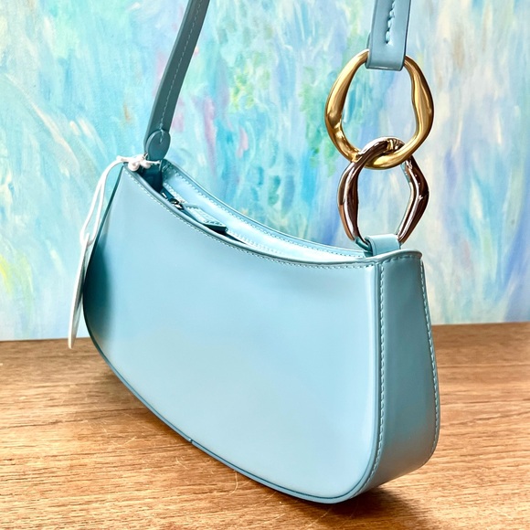 NWT Staud Ollie Shoulder Bag Mist 🌟Rare🌟 - Picture 10 of 15